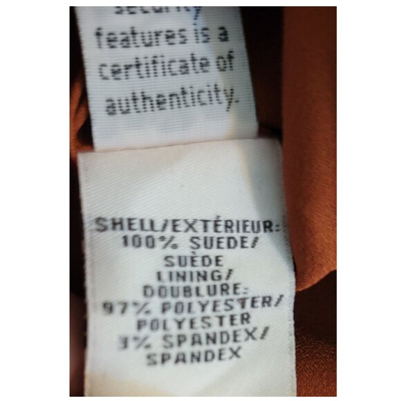 DVF Diane von Furstenberg Gracelynn Suede Skirt, Brown (Rust), Womens size 8 - Picture 7 of 9